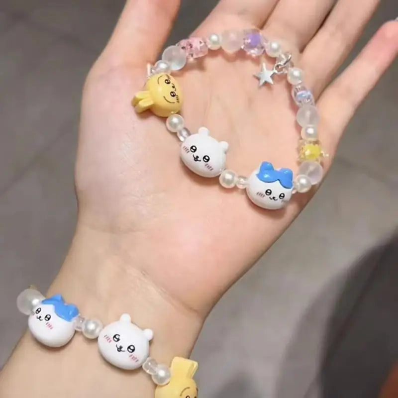 Kawaii Girl Bracelet Bracelet Jewelry Bracelet Chiikawa Niche Fashion Hot Style Decoration Outfit Cartoon Usagi Christmas Gift