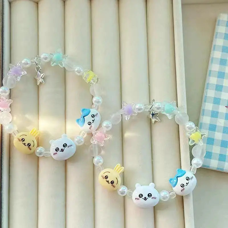 Kawaii Girl Bracelet Bracelet Jewelry Bracelet Chiikawa Niche Fashion Hot Style Decoration Outfit Cartoon Usagi Christmas Gift
