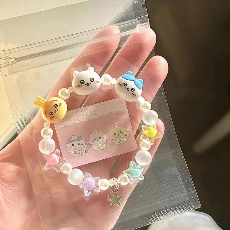 Kawaii Girl Bracelet Bracelet Jewelry Bracelet Chiikawa Niche Fashion Hot Style Decoration Outfit Cartoon Usagi Christmas Gift