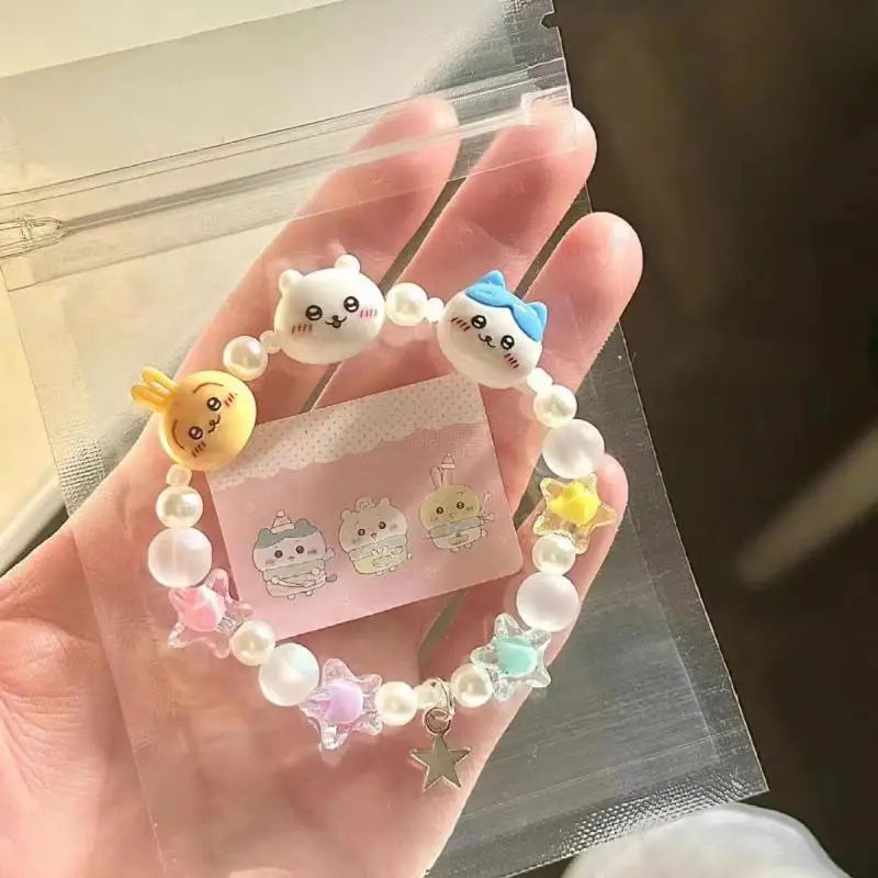 Kawaii Girl Bracelet Bracelet Jewelry Bracelet Chiikawa Niche Fashion Hot Style Decoration Outfit Cartoon Usagi Christmas Gift