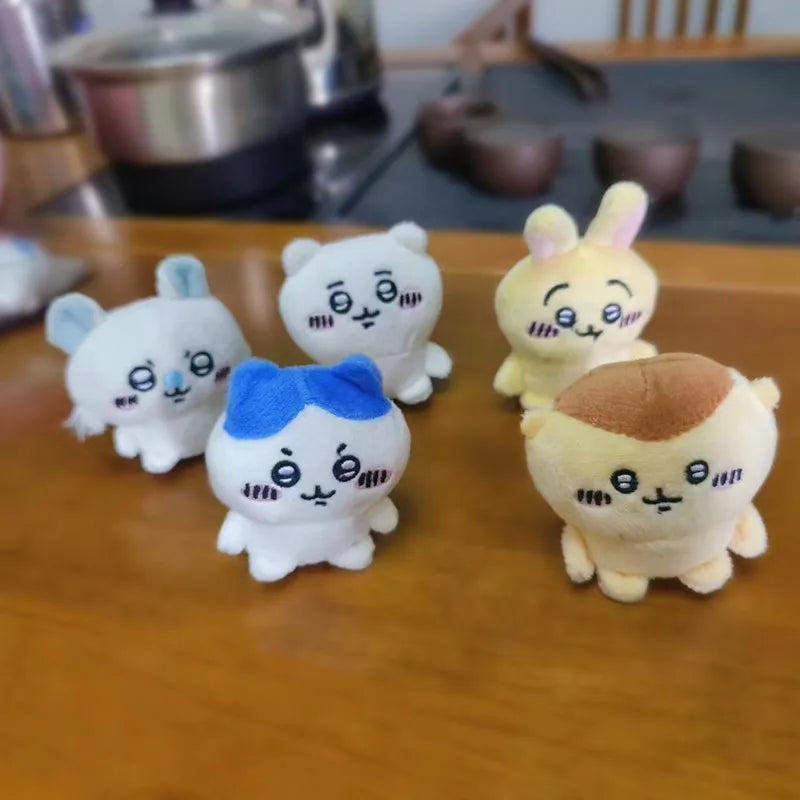 Kawaii jiyi First Edition Plush Dolls Cute Mini Character Collectible Set Soft Stuffed Figurines for Fans